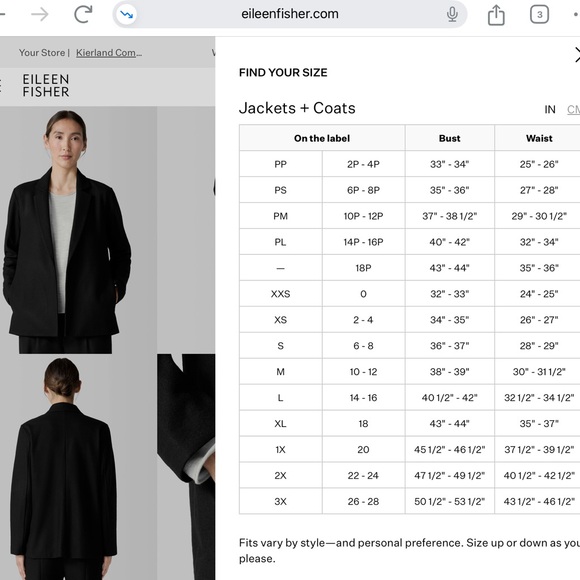 Eileen Fisher Felted Wool Jersey Blazer in Regenerative Wool Black Blazer M - Picture 11 of 11